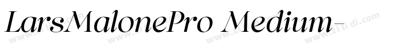 LarsMalonePro Medium字体转换 LarsMalonePro Medium字体转换